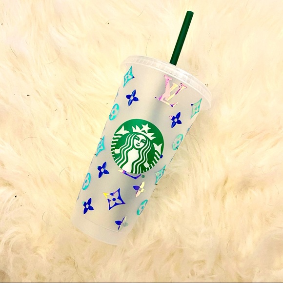 Holographic Louis Vuitton Starbucks Cup - Picture 1 of 2